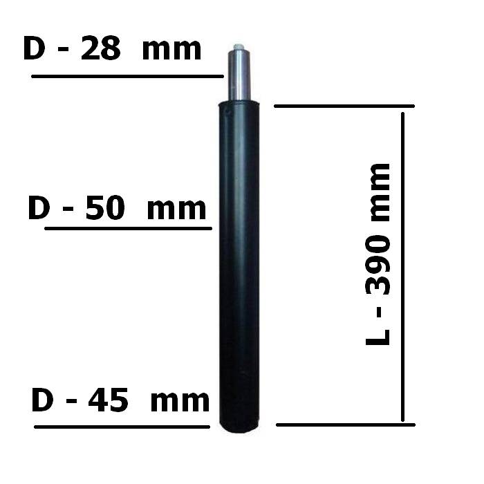Газ лифт супердлинный 420 270 35 (II класс) размеры Газ лифт супердлинный 420 270 35 (II класс) размеры
